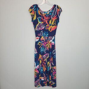 Tori Richard tropical beach midi dress